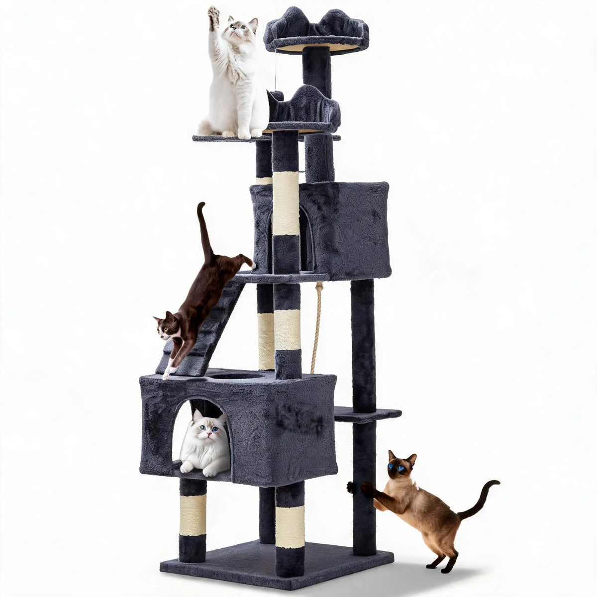 72" Cat Tree for Large Cats