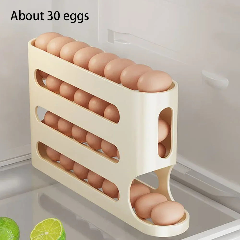 4 Layers Automatic Rolling Egg Holder