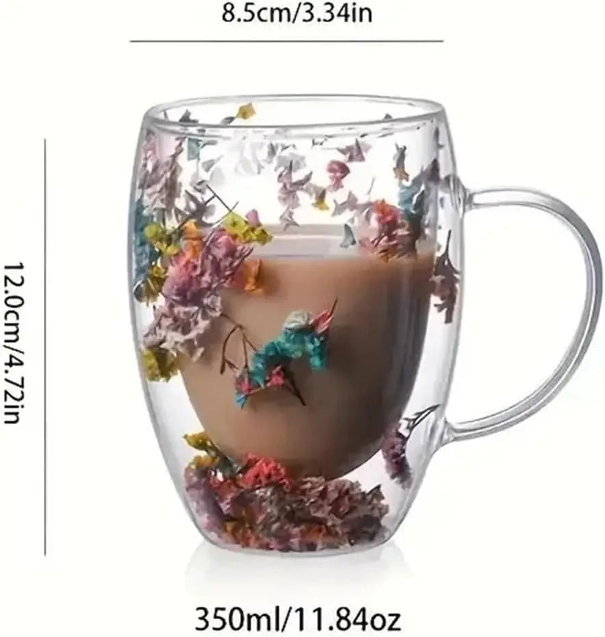 4 Pieces, 12oz Double-Layer W/ True Dried Flower