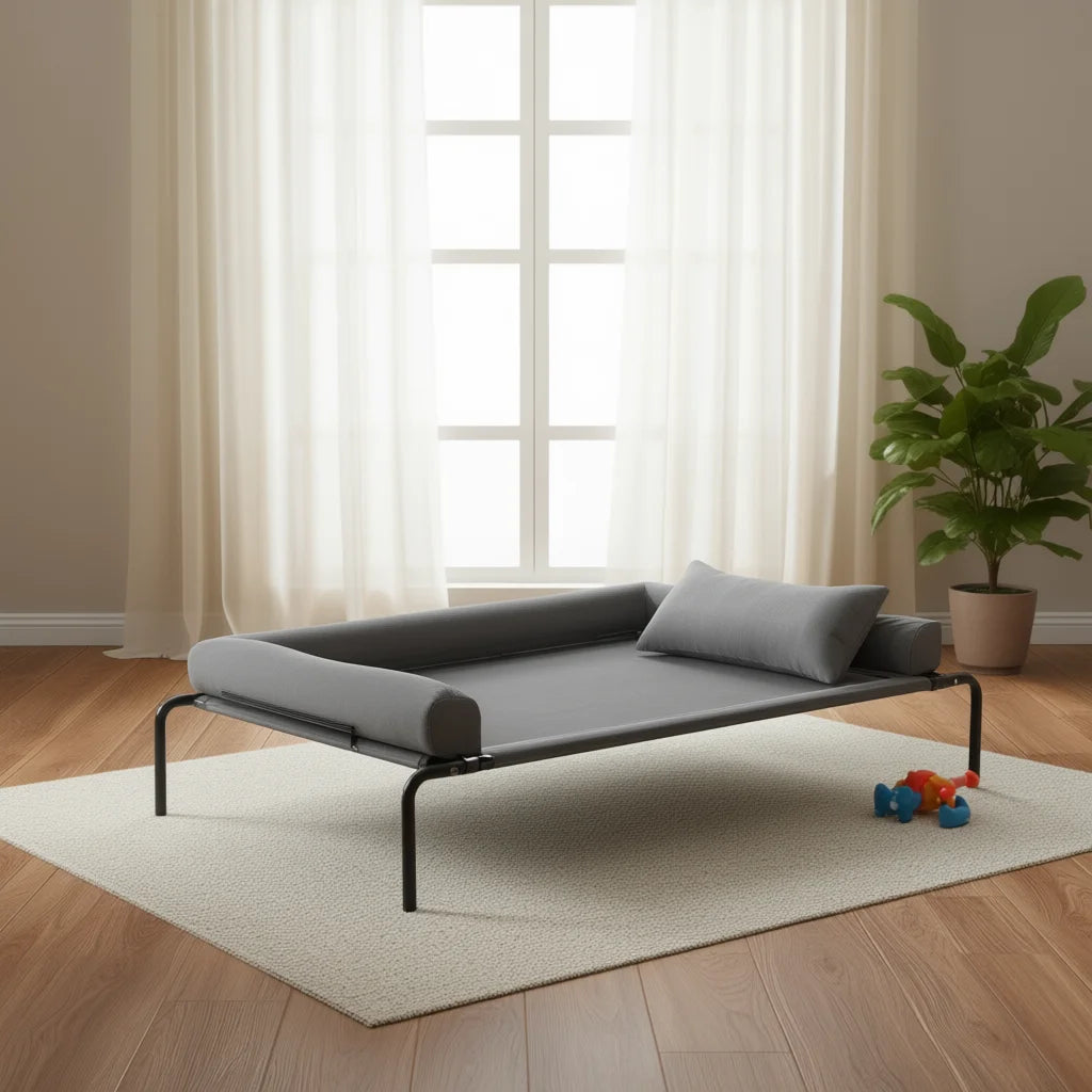 Elevated Dog Bed with Breathable Mesh