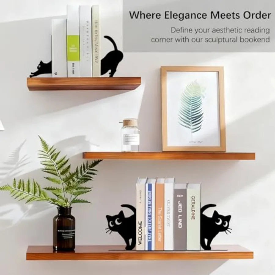 4 Pcs Metal Bookends