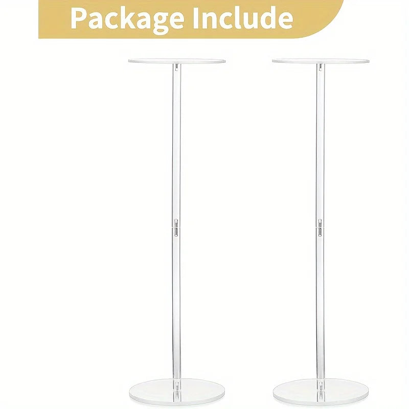 31.5-inch High Acrylic Vase Flower Stand