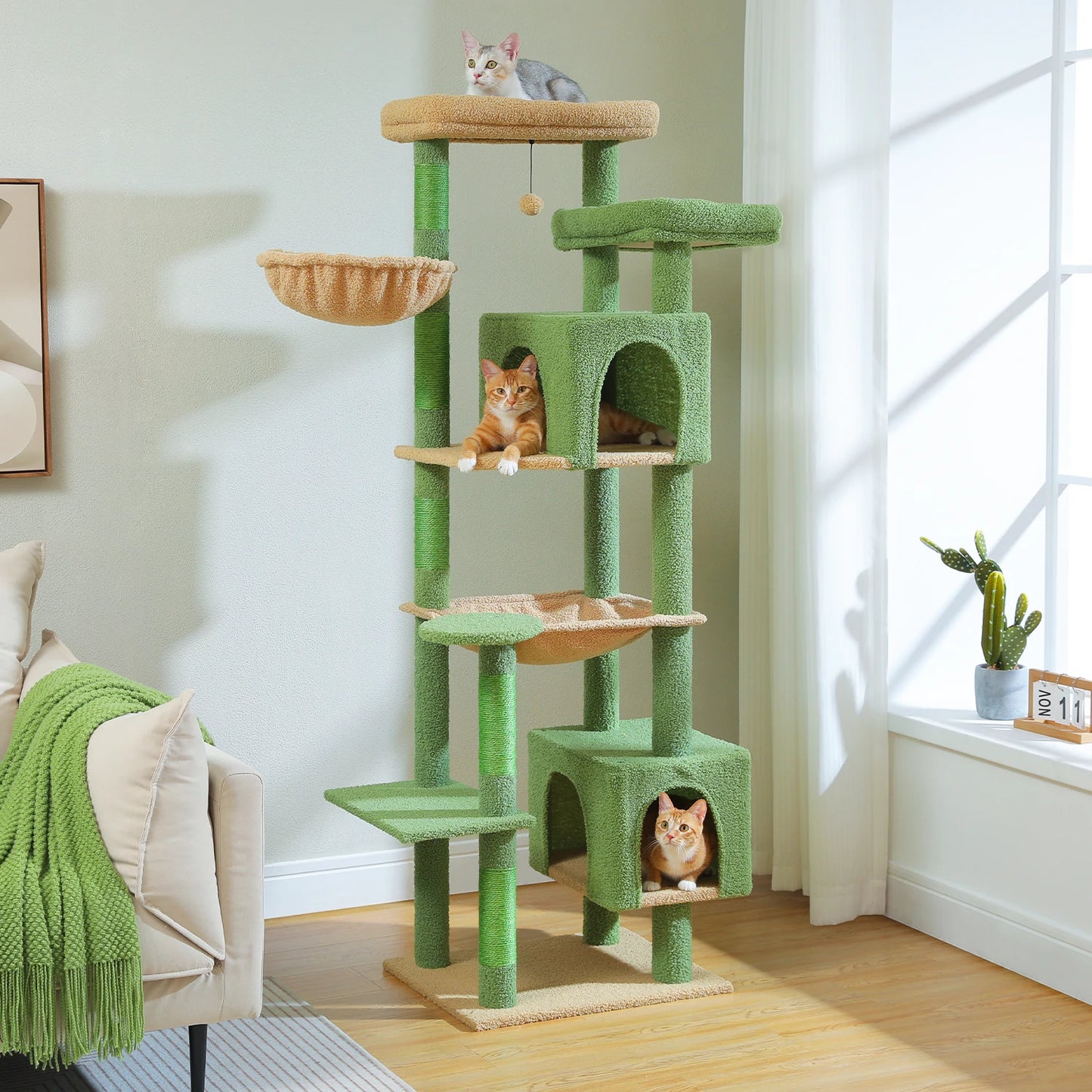 Tall Cat Tree for Indoor Cats