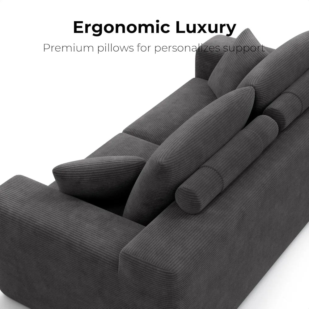 78" Modern Loveseat Sofa in a Box