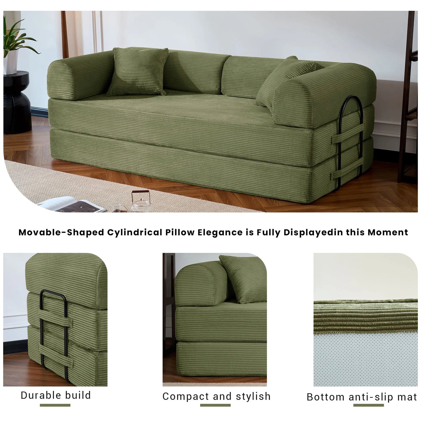 Folding Convertible Sofa Bed