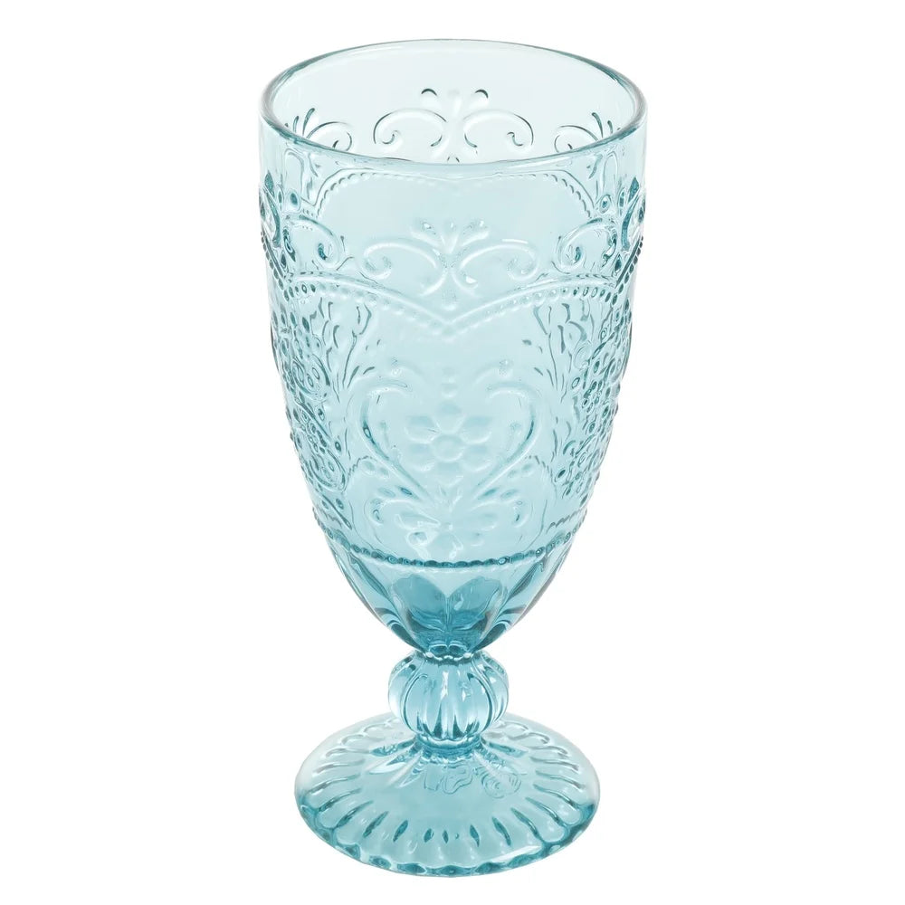 Amelia Teal Goblet Set of 4
