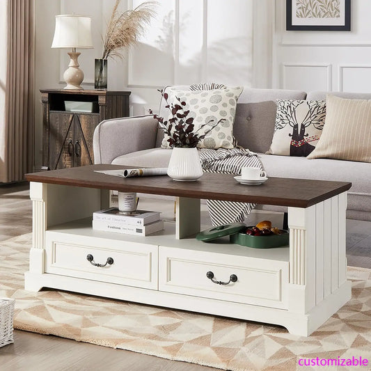 48'' Wood Coffee Table