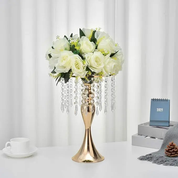Versatile Gold Centerpieces Vase