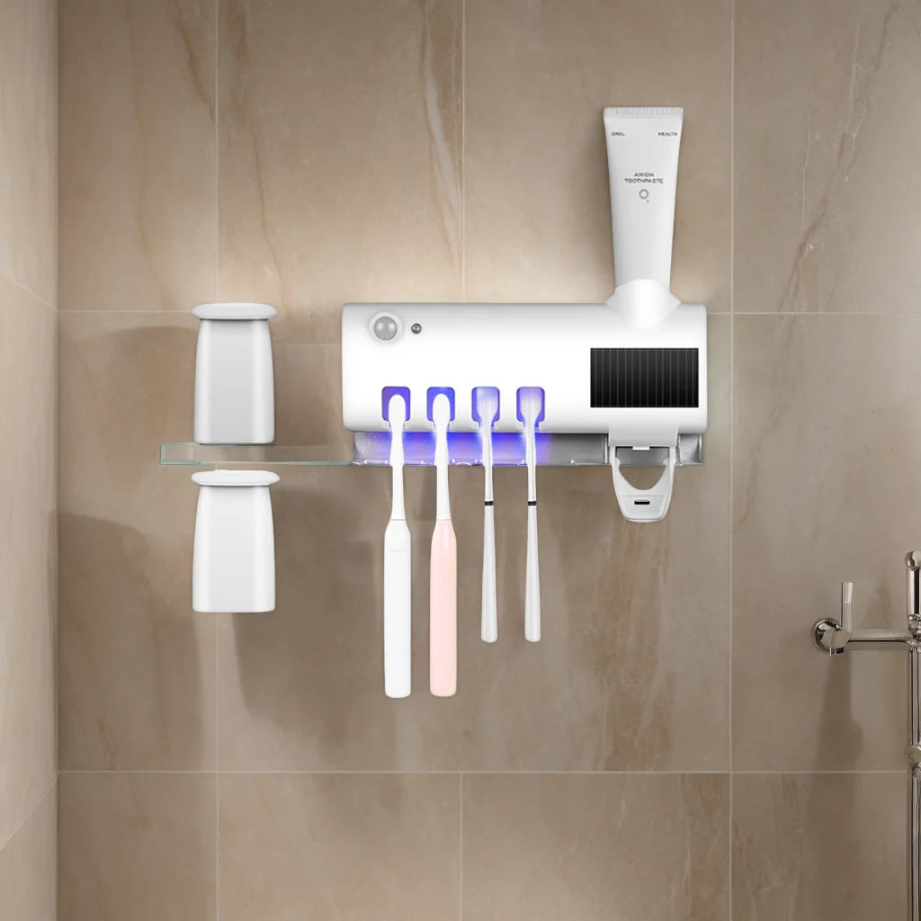 Wall mounted toothpaste dispenser
