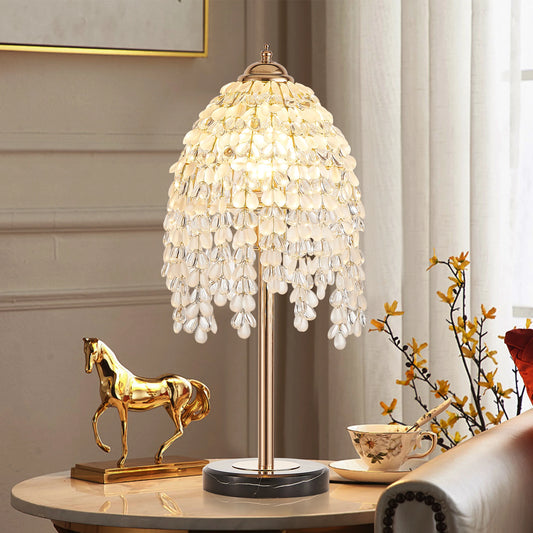 19"Elegant Crystal Table Lamp