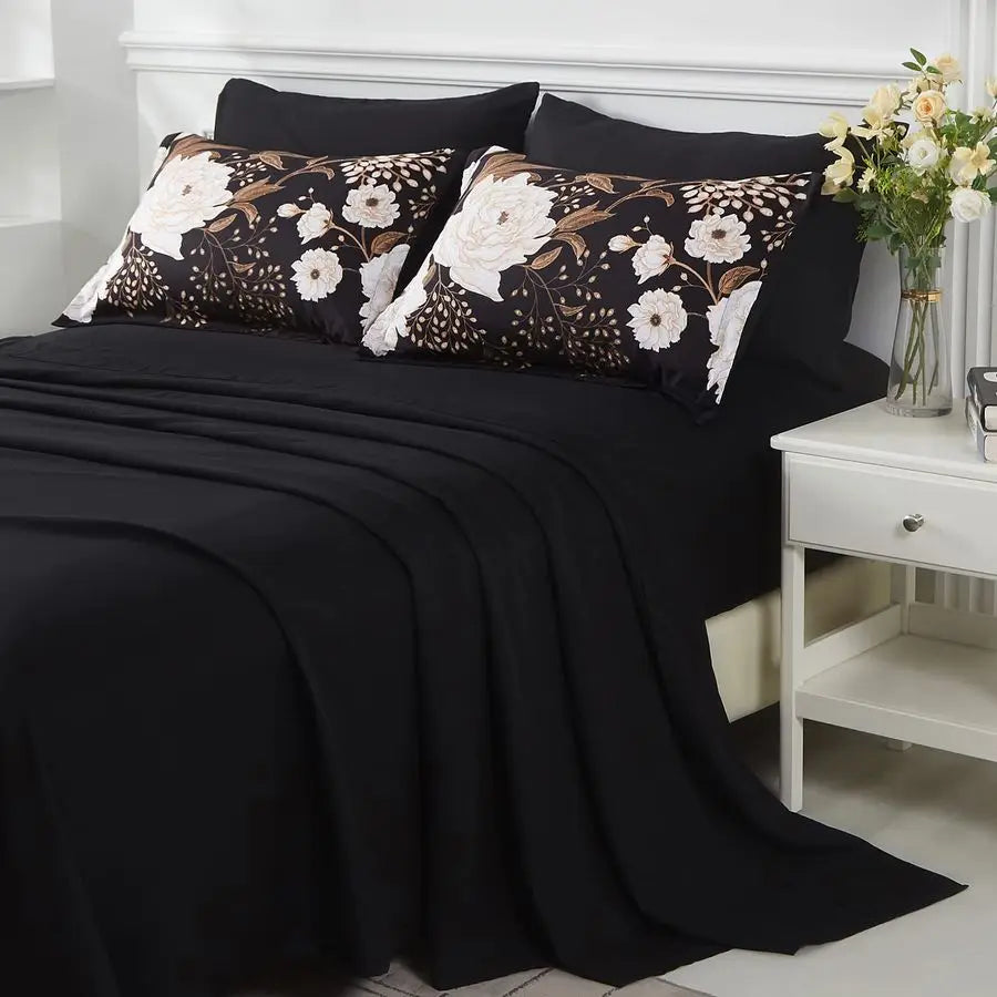 7 Piece Bed In A Bag King Size Comforter Set