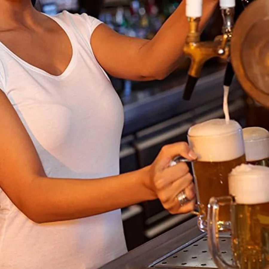 2 Pack Heavy Large Beer Glasses