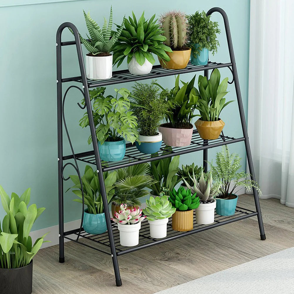 3-Storey Plant Rack Indoor Outdoor