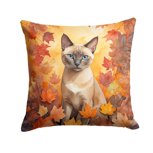 14Hx14W Cat Throw Pillow Washable