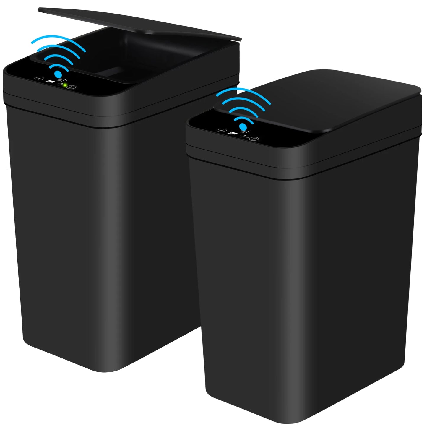 2 Pack 12L Bathroom Automatic Trash Can