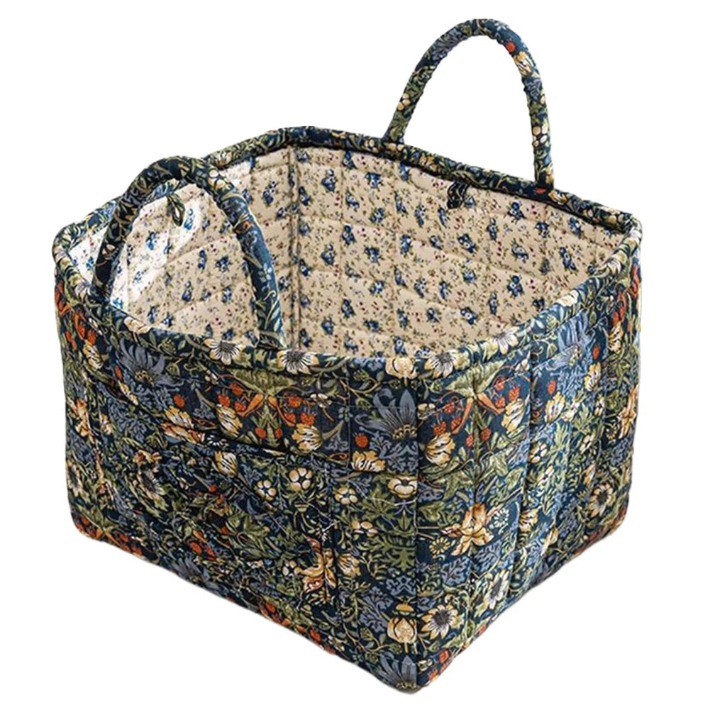 Boho Fabric Storage Basket