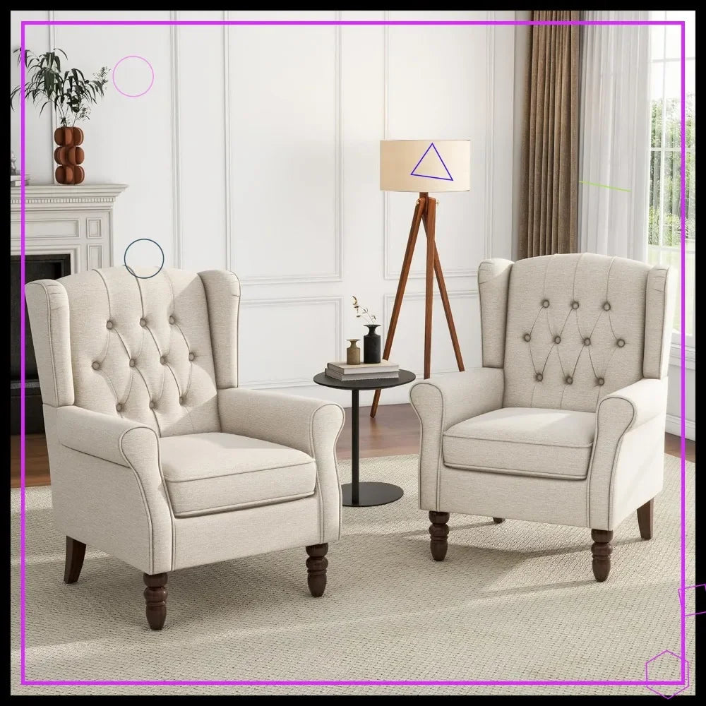 High Back Accent Chair
