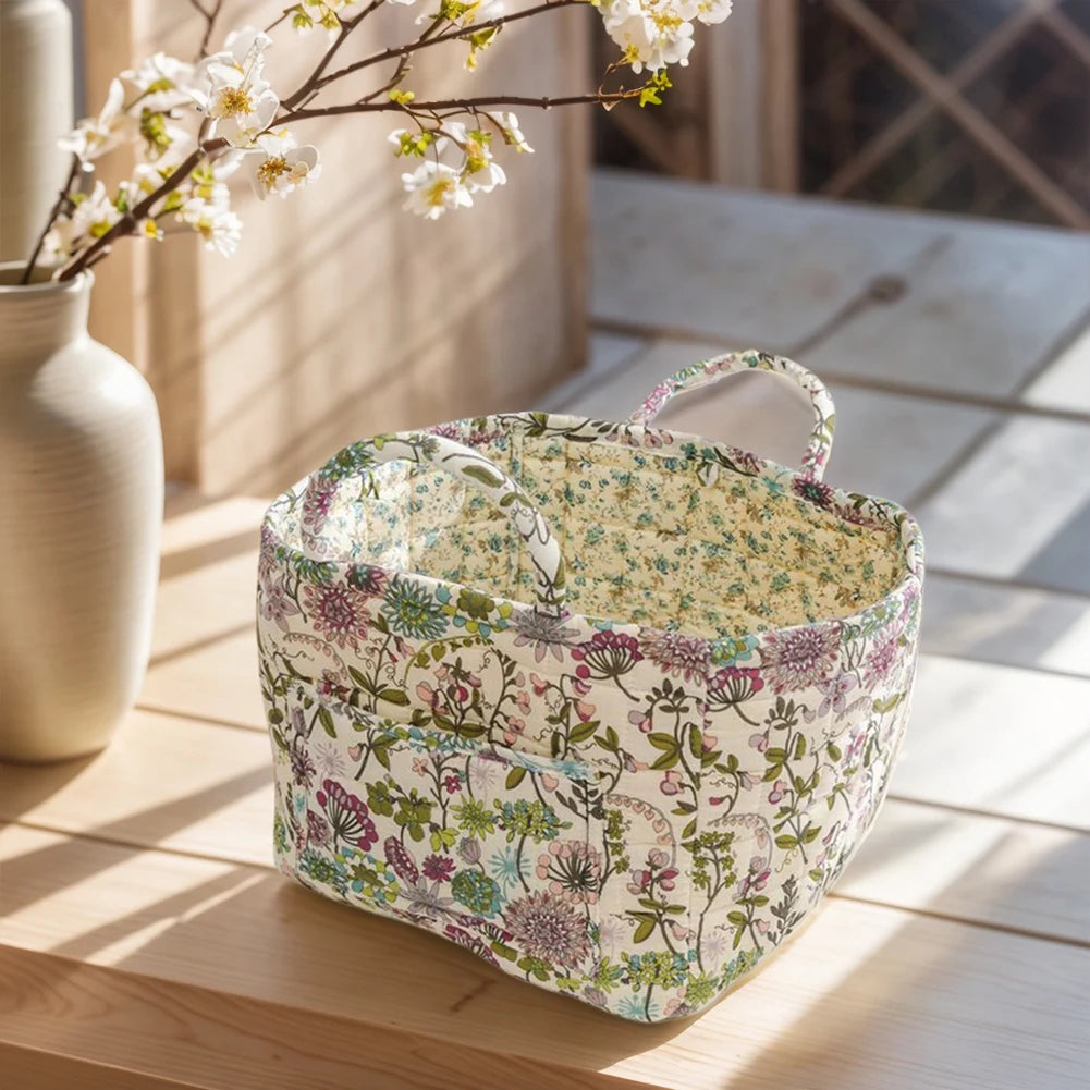 Boho Fabric Storage Basket