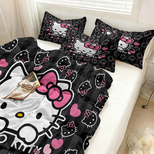 Hello Kitty Minimalist Quilt Cover