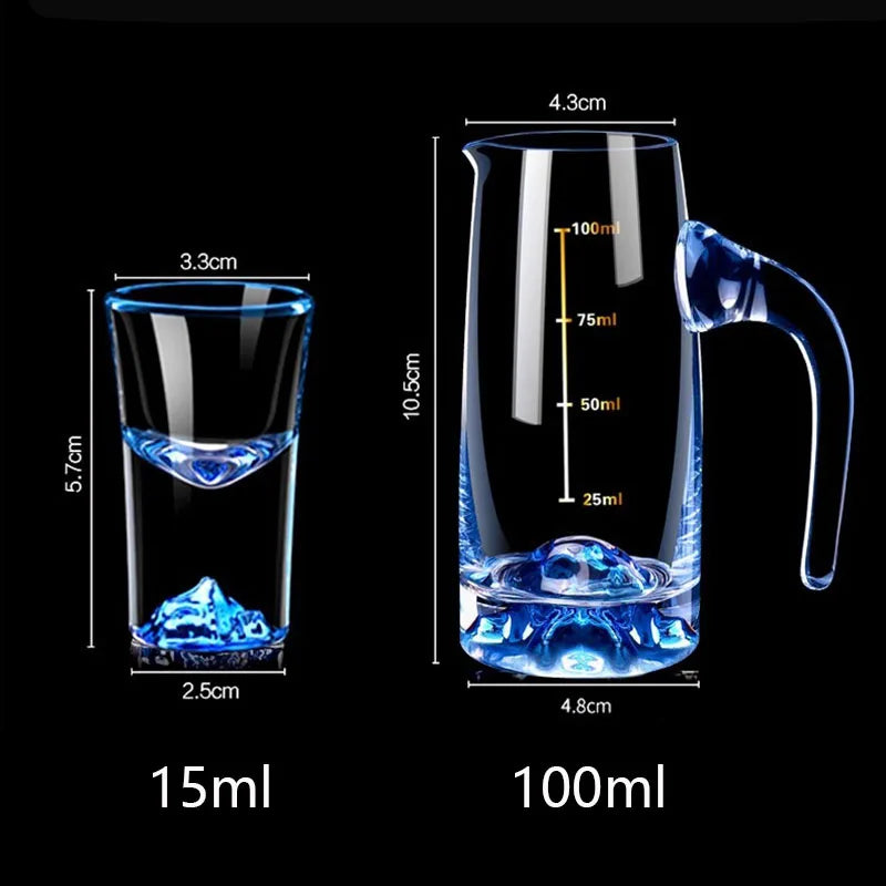 7pcs Crystal Glass Set