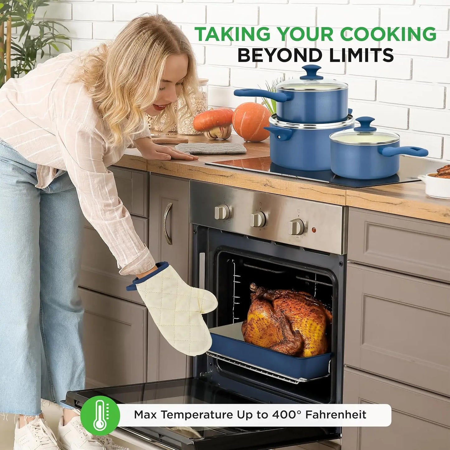 54 Piece Professional Grade Home Kitchen Cookware