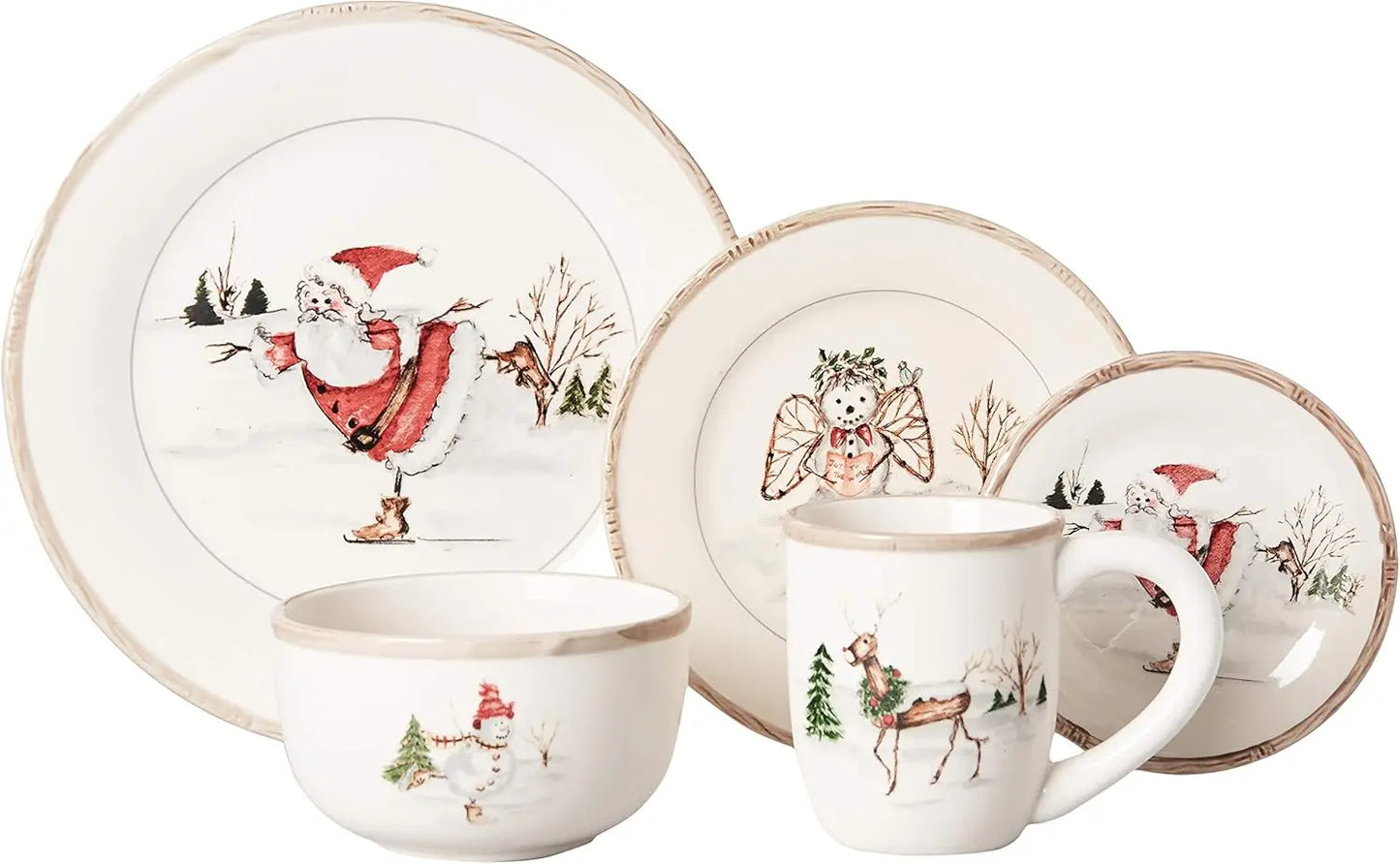 Christmas Twig Holiday Dinnerware Set