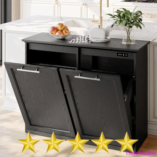 New Tilt Out Trash Cabinet