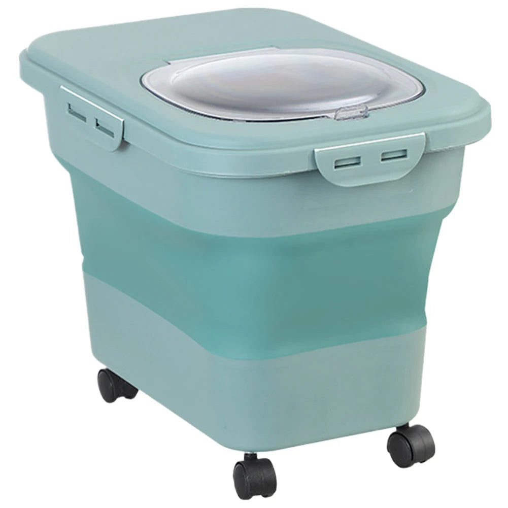 Collapsible Cat Dog Food Storage Container 20-30LB