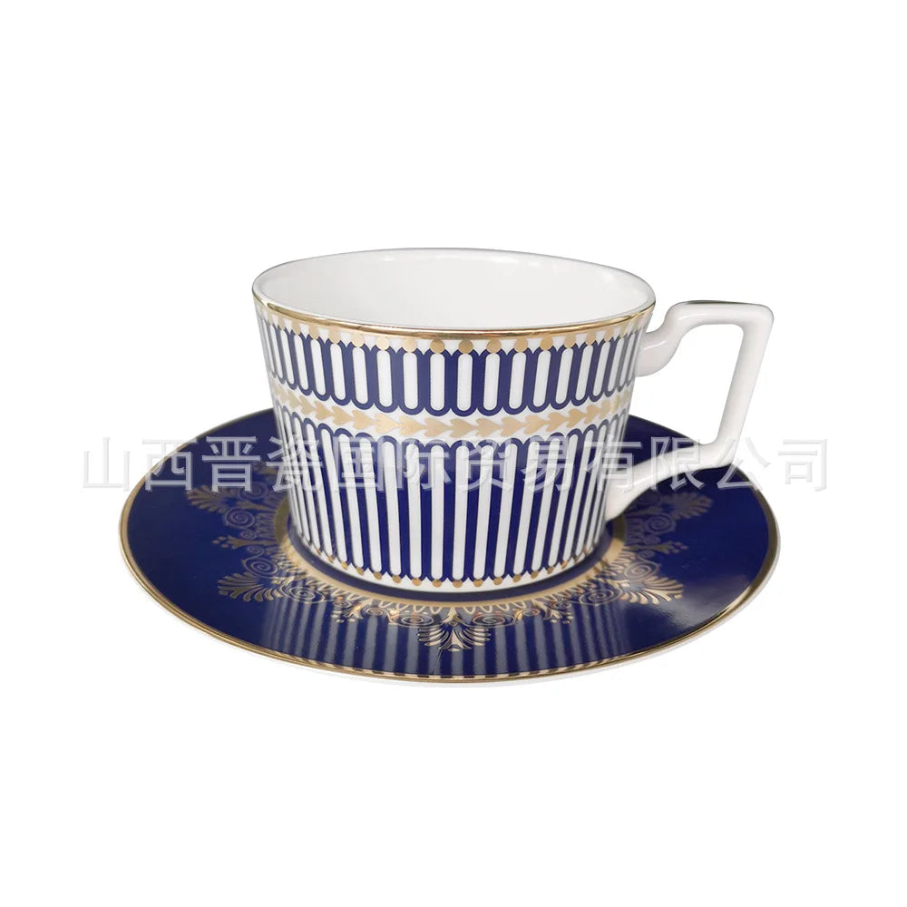 Geometric Pattern Ceramic Dinner Plate