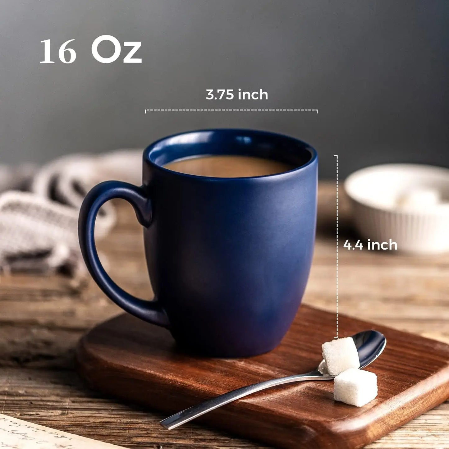 16oz Coffee Mugs Set of 6