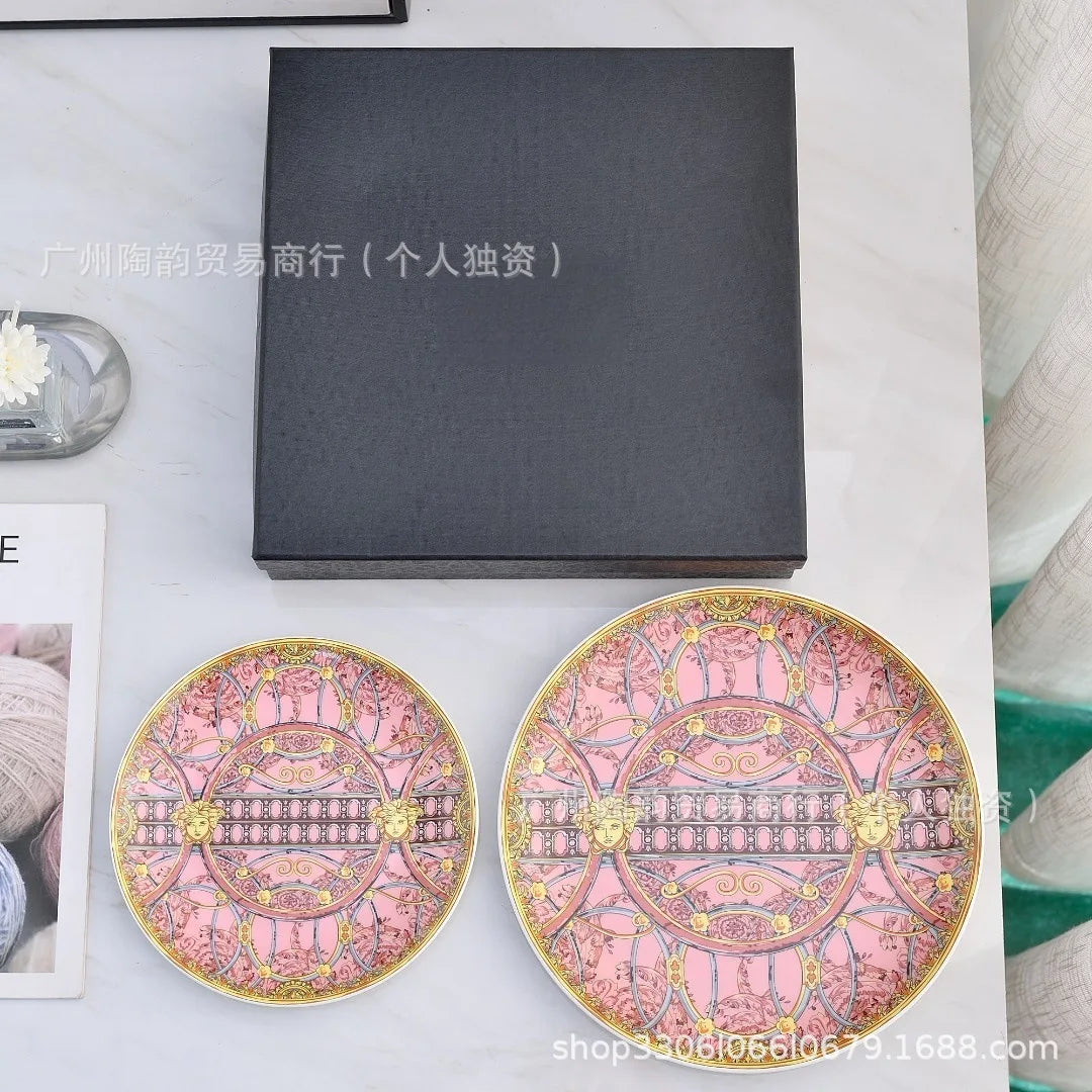 European Luxury Western Dinner Plate Set