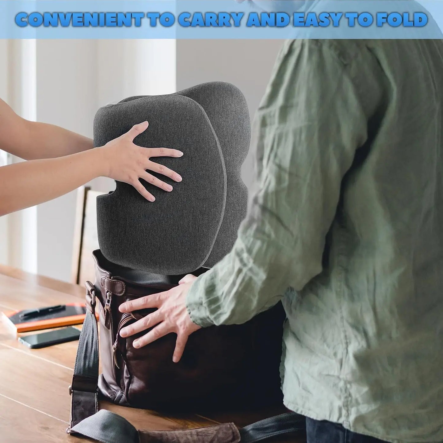 Memory Foam One-Piece Seat Cushion