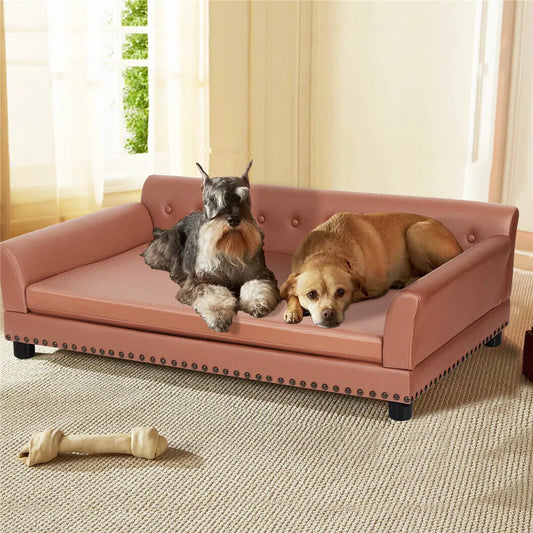 L-XL Luxury Raised Dog Sofa Couch