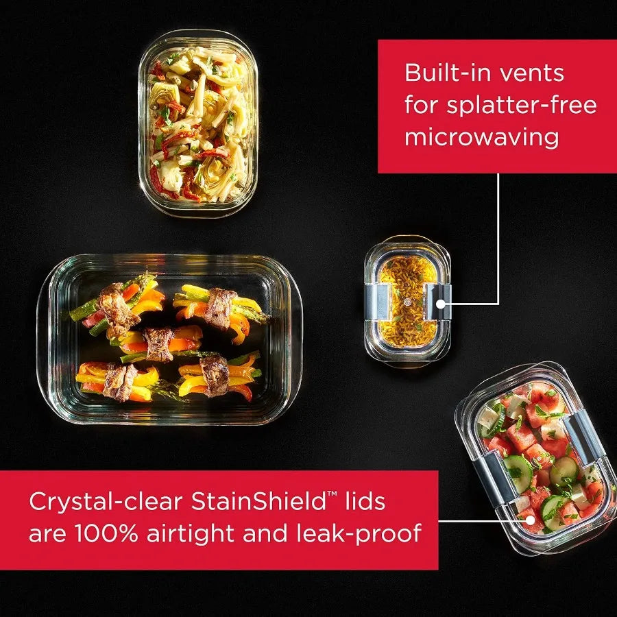 Rubbermaid Glass Food Storage Containers