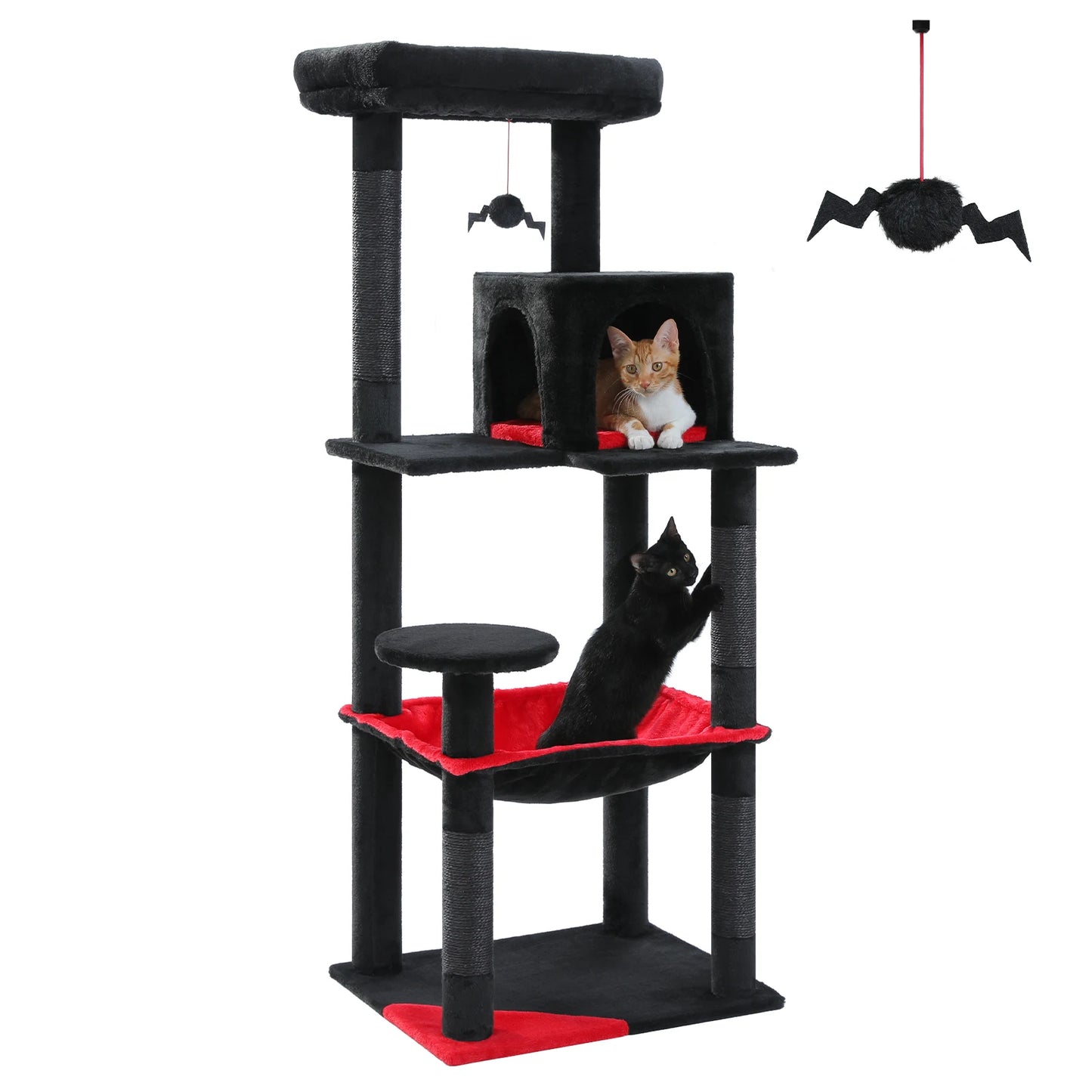 Cat Tree For Indoor Cats 5-Level Cat Tower