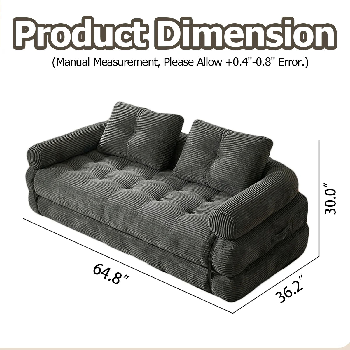 Modern Convertible Sofa Bed