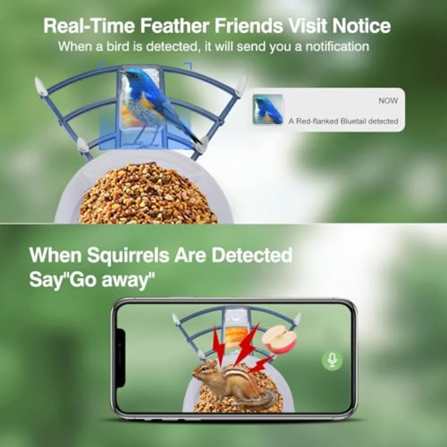 Smart Bird Feeder with CameraAI