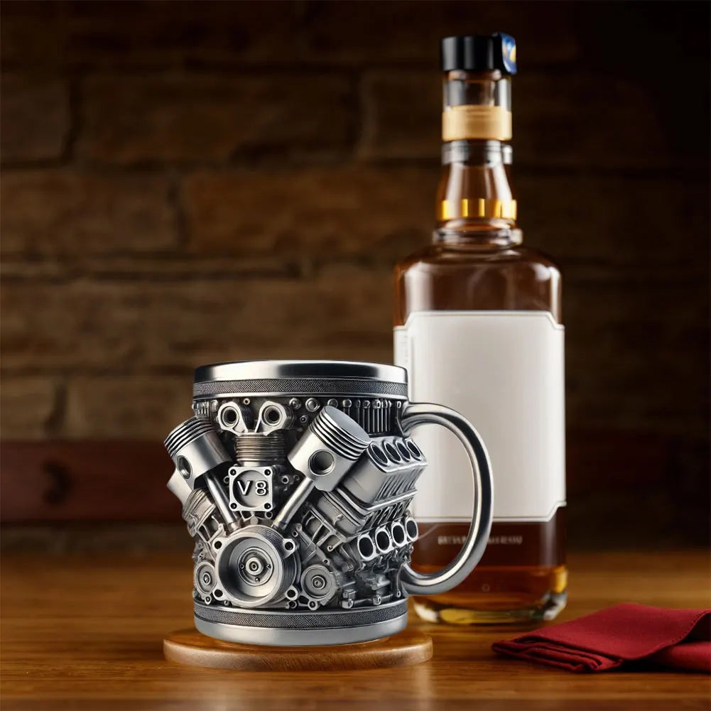 Unique Car Engine Coffee Mug