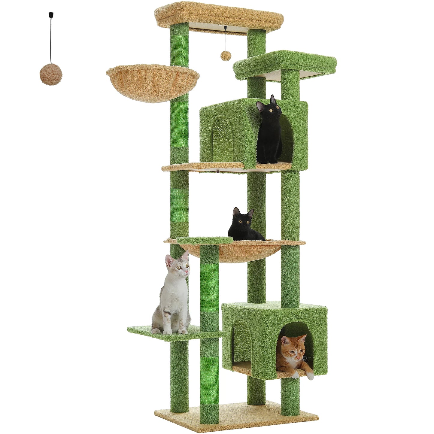 Large Cat Tree Tall Cat Tower for Indoor Cats