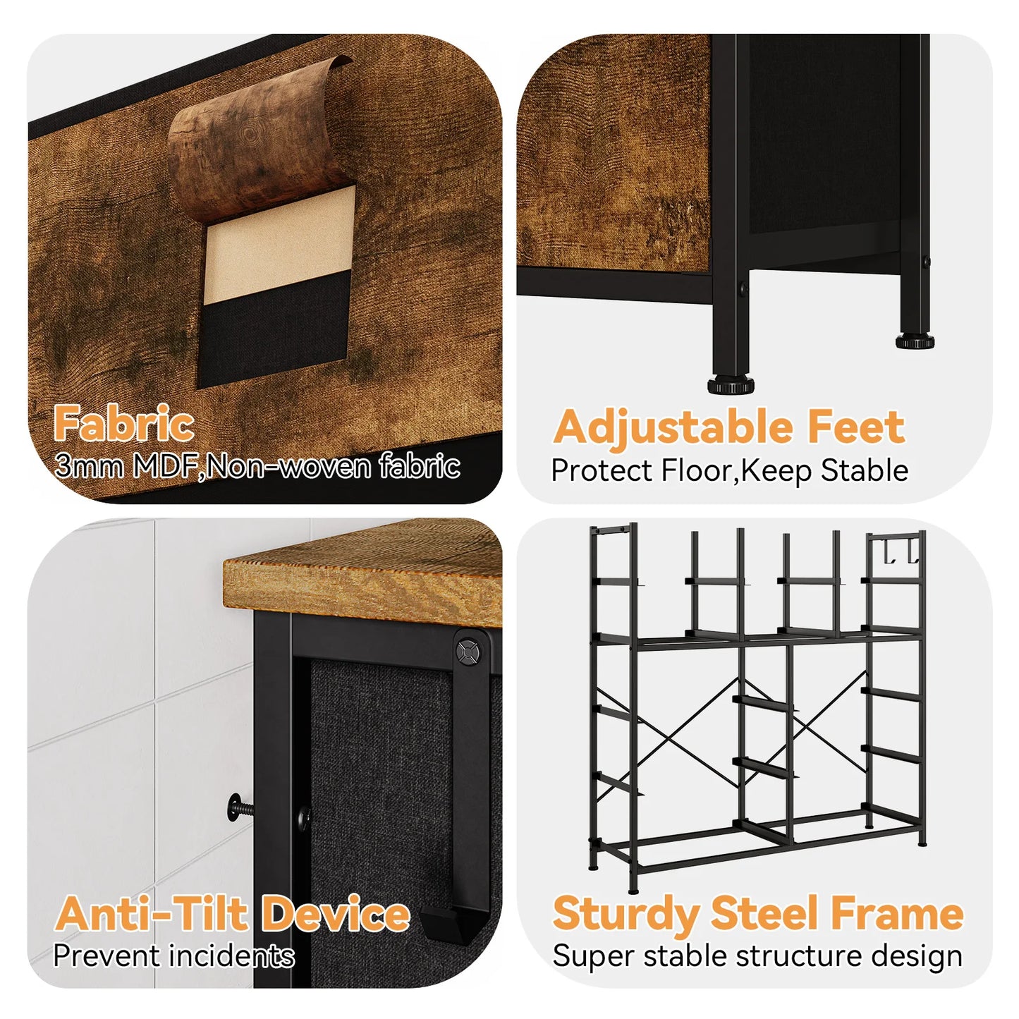 12 Drawer & Chests of Drawers