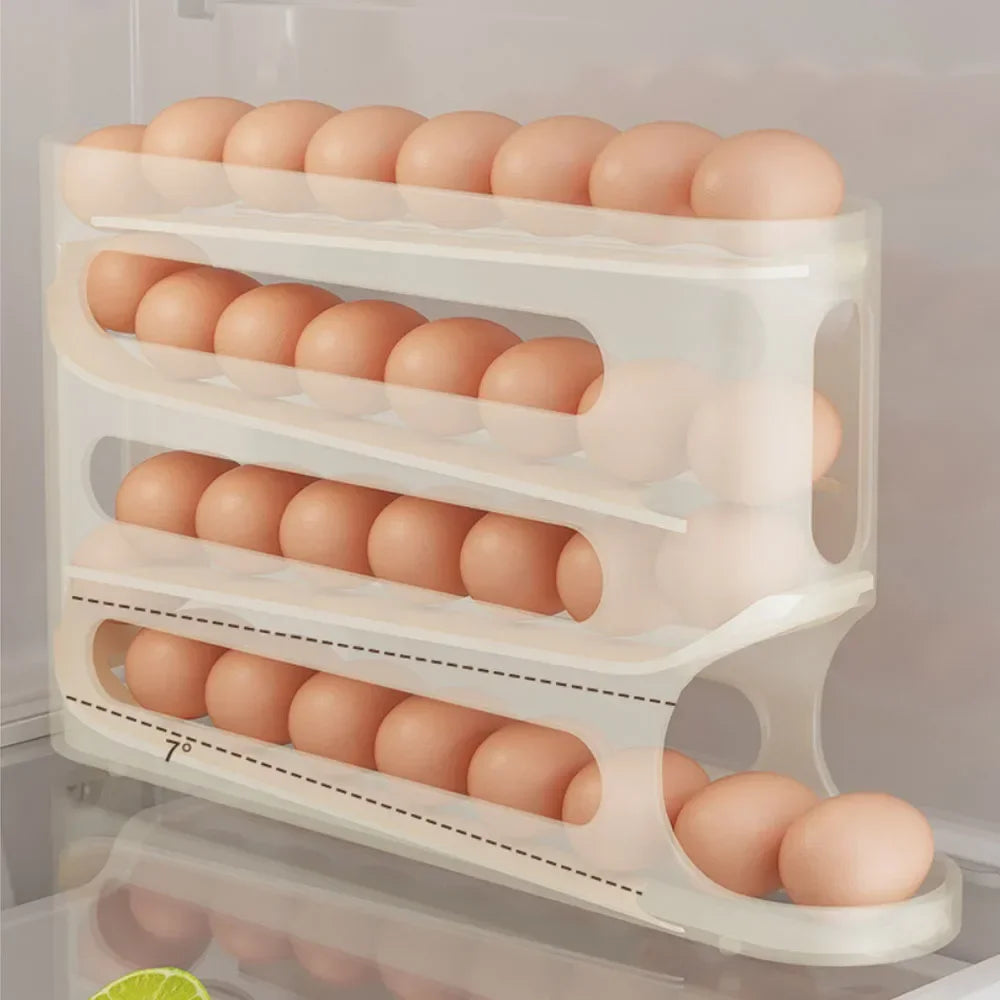 4 Layers Automatic Rolling Egg Holder