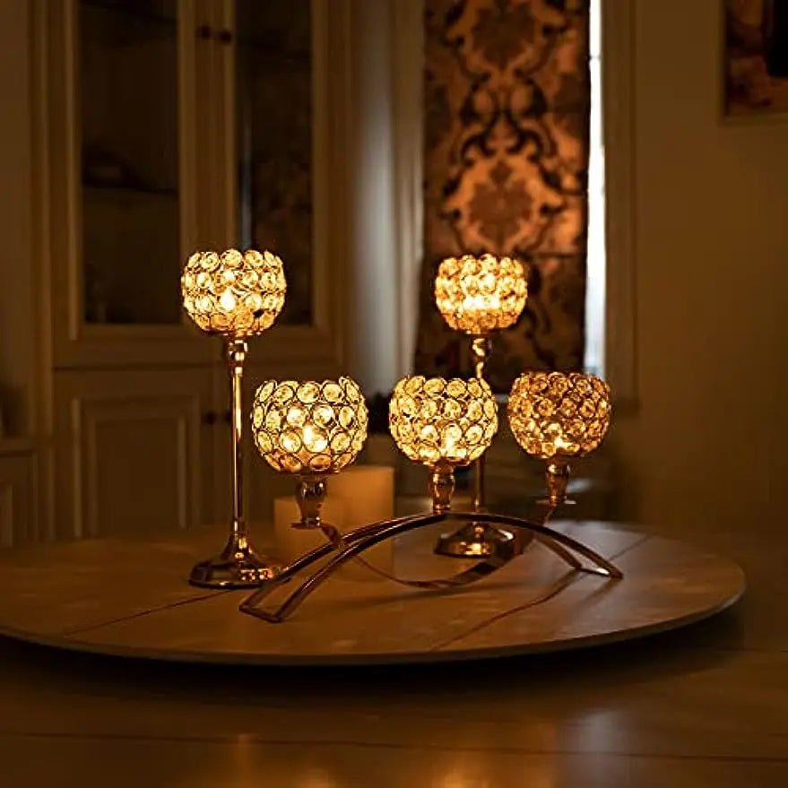Gold Candle Holders Tealight