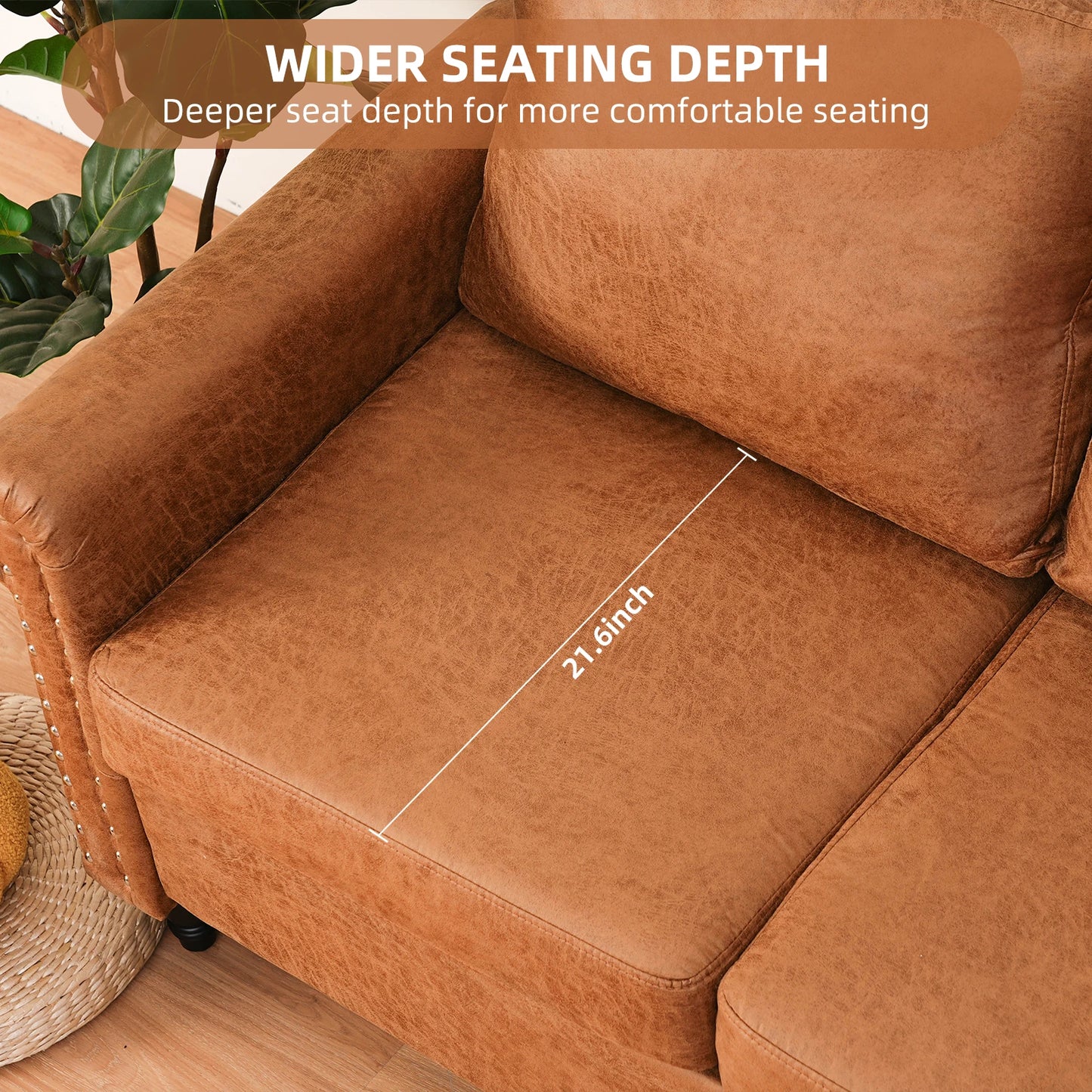 57’’ Loveseat Sofa Couch