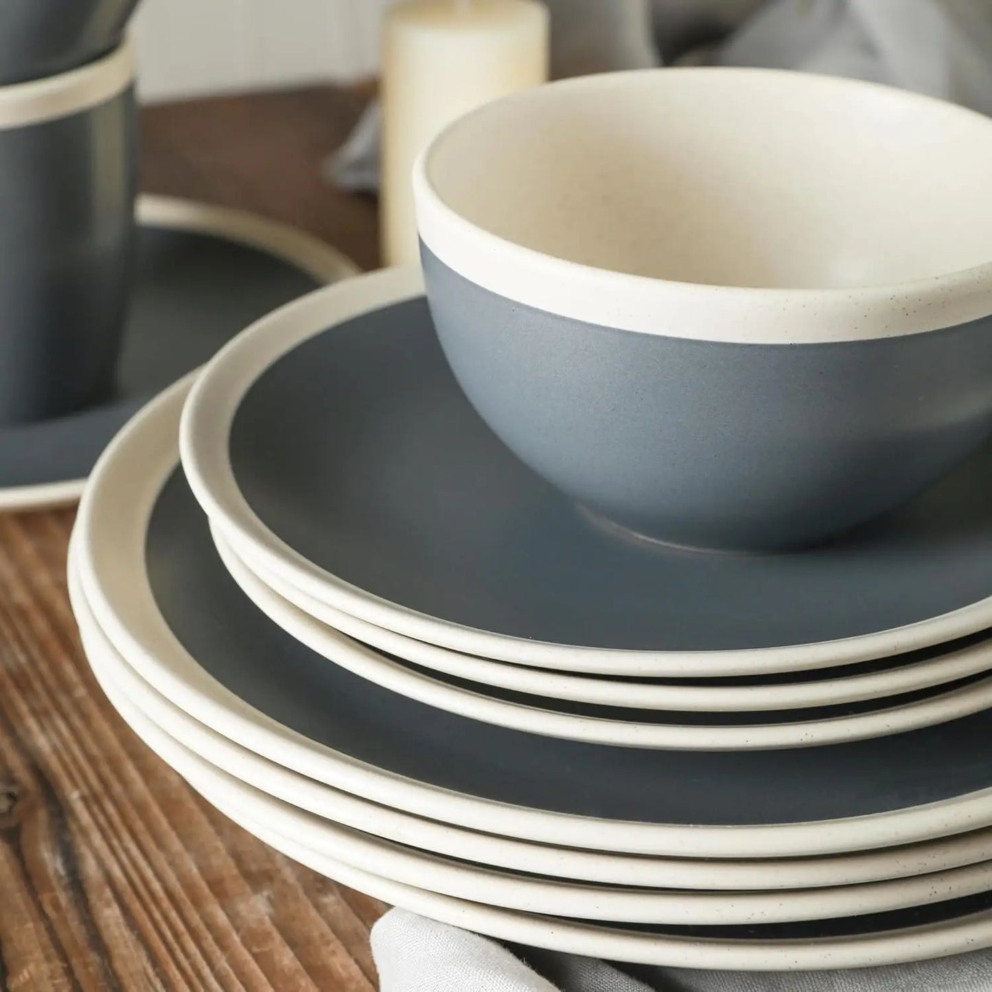 Serenity Stoneware, Service for 4
