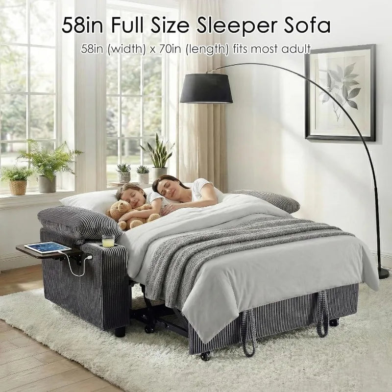 58in Sleeper Sofa Bed