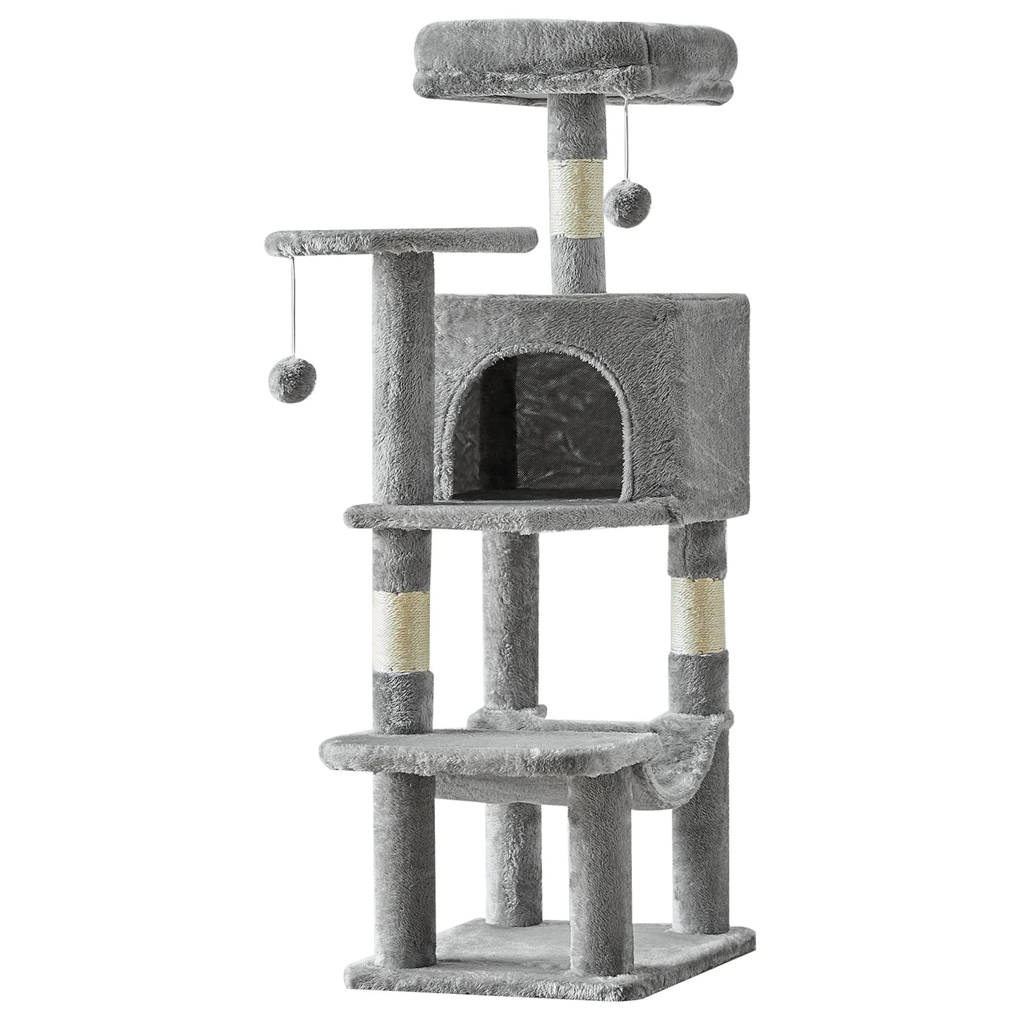 44In Cat Tree Tall Multi-Cat Climbing Tower