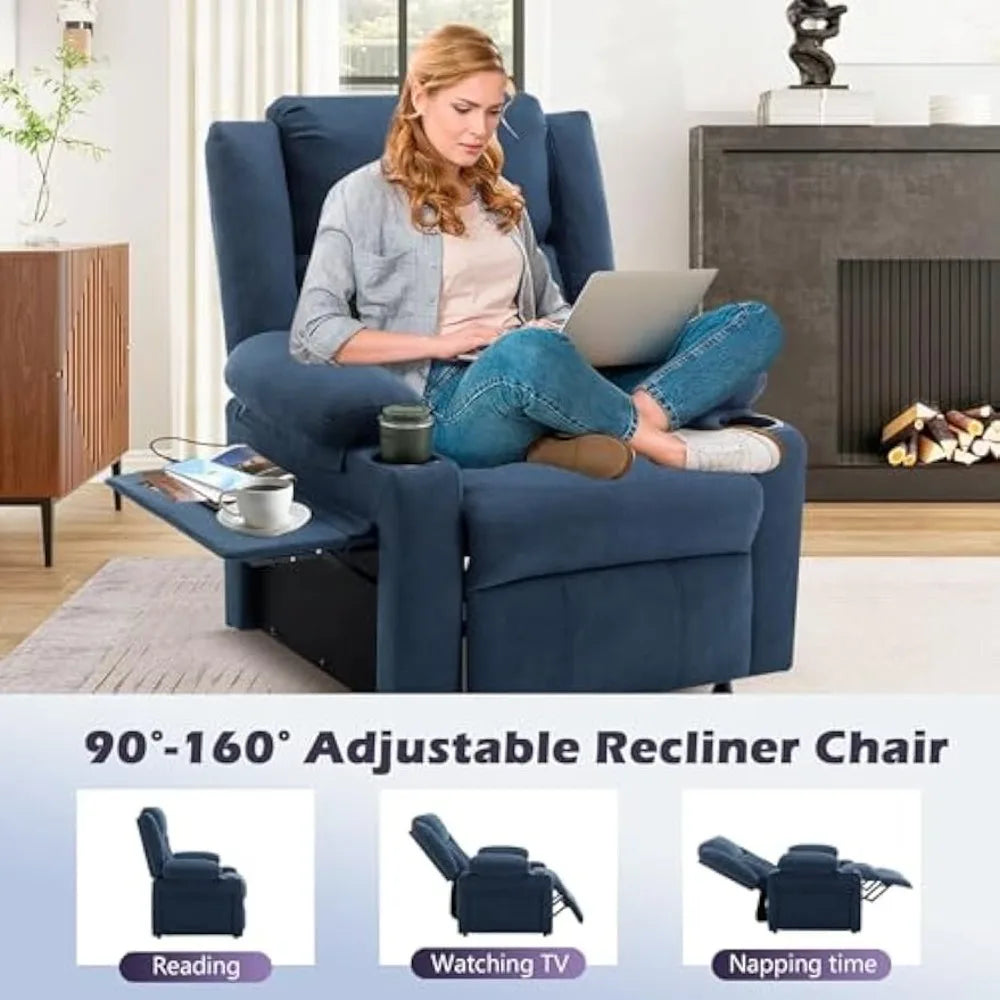 Adult Recliner Chair with Massage and Heat