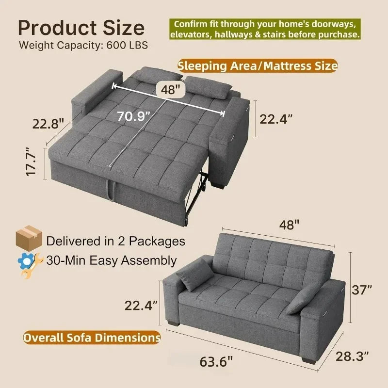 Convertible Sofa Bed