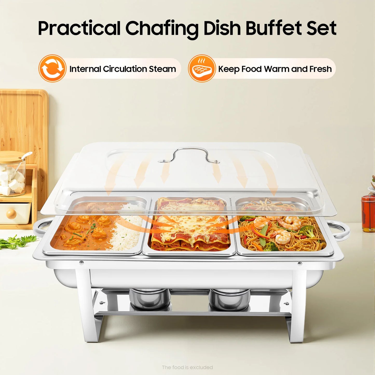 Stainless Steel Food Warmer Chafing Dish