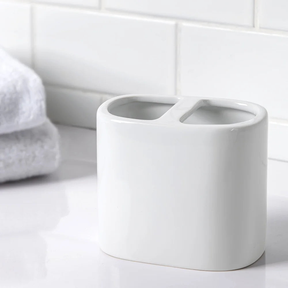 3 Pack Ceramic Toothbrush Holder
